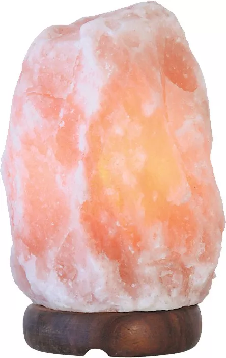 Lampa decorativa din sare minerala, Rabalux Rock 4130, dulie E14