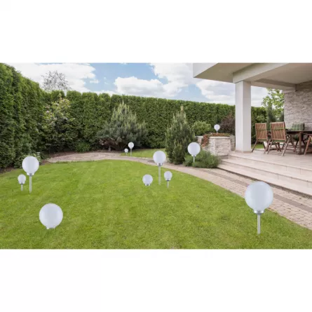 Lampa solara, Globo 3375, model Ball, culoare alba
