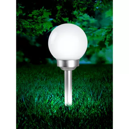 Lampa solara, Globo 3375, model Ball, culoare alba