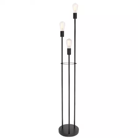 Lampadar Martha 54008-3S, 3 x E27, 1400 mm, negru