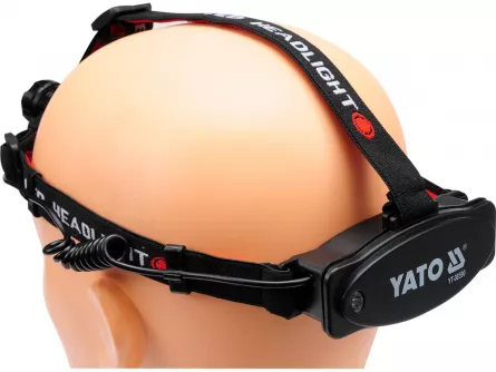 Lanterna LED pentru cap, putere 3 W, Yato YT-08590
