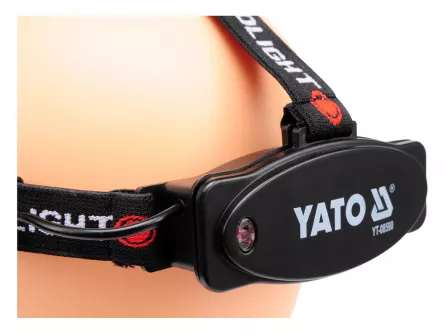 Lanterna LED pentru cap, putere 3 W, Yato YT-08590