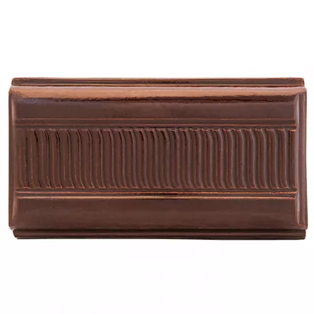 Lateral cornisa (placa mica) teracota culoare castaniu pentru realizarea sobelor de incalzit