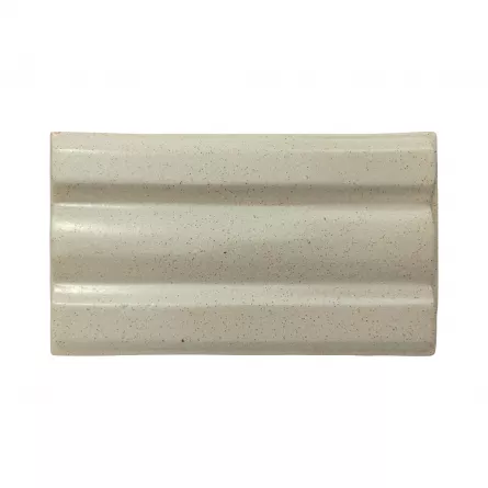 Lateral cornisa (placa mica) teracota culoare crem efect pentru realizarea sobelor de incalzit