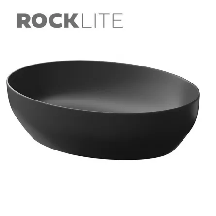 Lavoar de blat Larga Ellipse K677-014, 50x38 cm, antracit