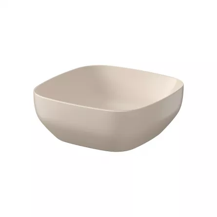 Lavoar de blat patrat Cersanit Larga K677-057, 38×38 cm, bej