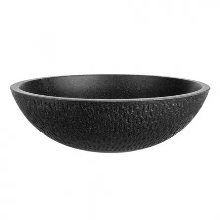 Lavoar granit Kuchinox Amber VGR1721T, Ø 41 cm, negru