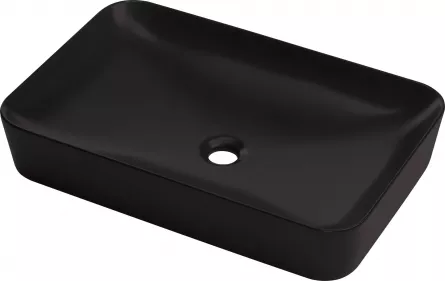 Lavoar pentru blat, model Tess ceramic Black CDS_NU6S