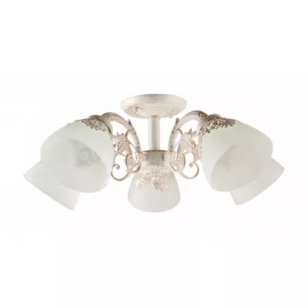 Lustra Ilka 5 LY3386, 5 x E27, culoare alba