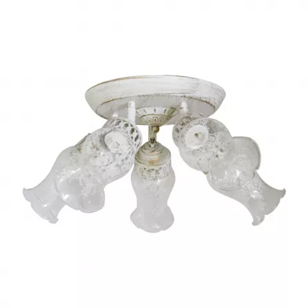 Lustra Klausen THALIA 5 5XE14 LY-3220, putere  9W, interior, culoare alb