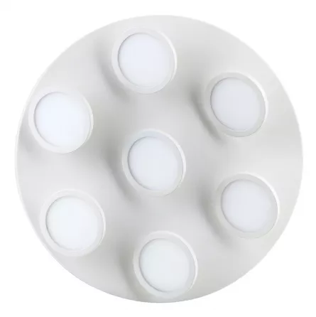 Lustra LED Elsa 6, Rabalux 2715, putere 42 W, culoare alba