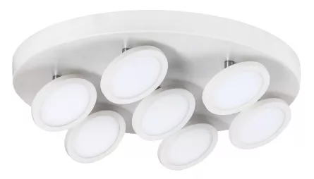 Lustra LED Elsa 6, Rabalux 2715, putere 42 W, culoare alba