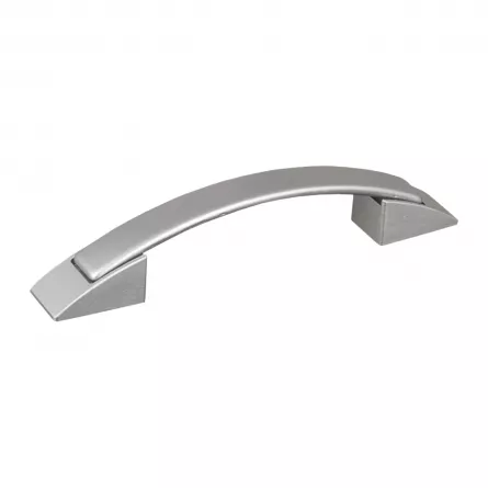 Maner pentru mobila, seria 500, finisaj aluminiu, dimensiune 96 mm
