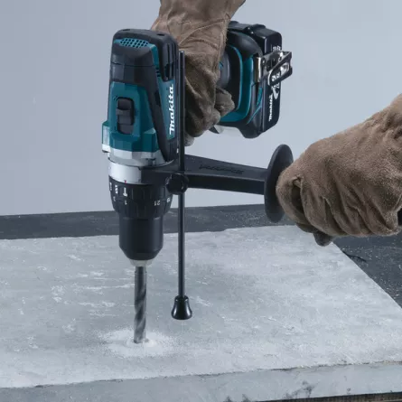 Masina de gaurit cu percutie Makita DHP458RFJ, 18V, 91 Nm, 2 acumulatori
