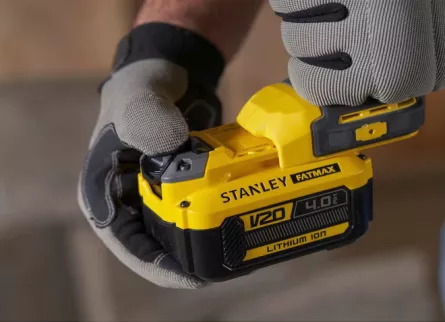 Masina de gaurit si insurubat cu percutie Stanley FatMax SFMCD715M2K-QW, 18V, 60nm, 2 acumulatori de 4 ah, incarcator si valiza plastic