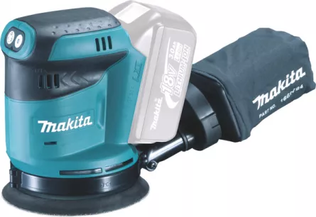 Masina de slefuit orbitala Makita DBO180Z, 18V, 125 mm, fara acumulator