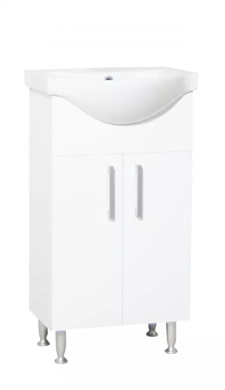 Mobilier Baie si lavoar, Seria 101, 18720, 45 cm, Alb