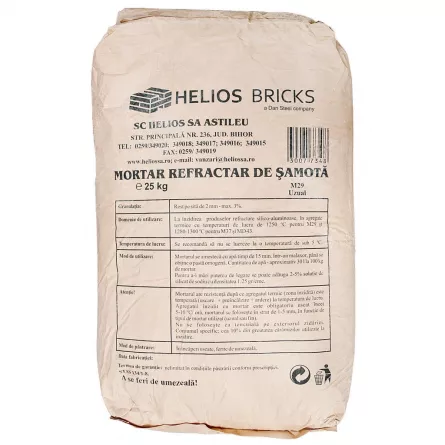 Mortar gri refractar M29 pentru sobe/seminee sac 25 kg