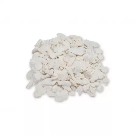 Mozaic (spartura) din marmura alba granulatie 8-15 mm, sac 50 kg