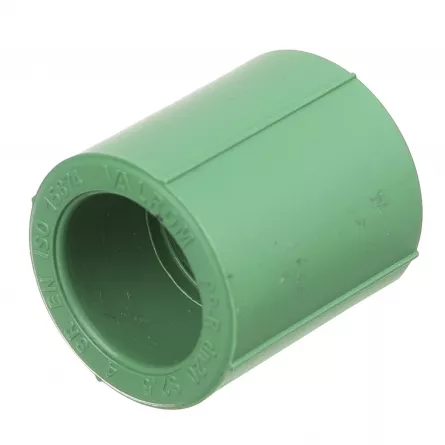 Mufa verde Valrom din PPR de 25 mm