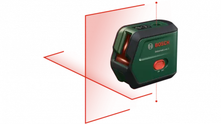 Nivela cu laser Bosch UniversalLevel 2, linii in cruce si puncte de verticala