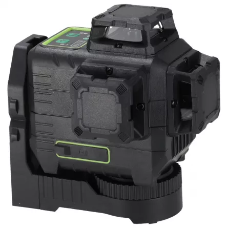 Nivela laser 3D verde DEDRA MC0907, fascicul verde, autonomie 13 ore