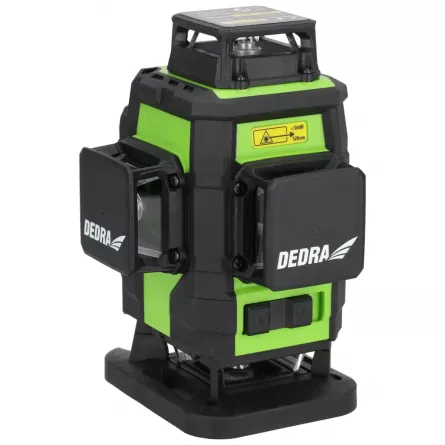 Nivela laser 4D verde DEDRA MC0908, 360&deg;, diode Sharp