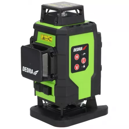 Nivela laser 4D verde DEDRA MC0908, 360&deg;, diode Sharp