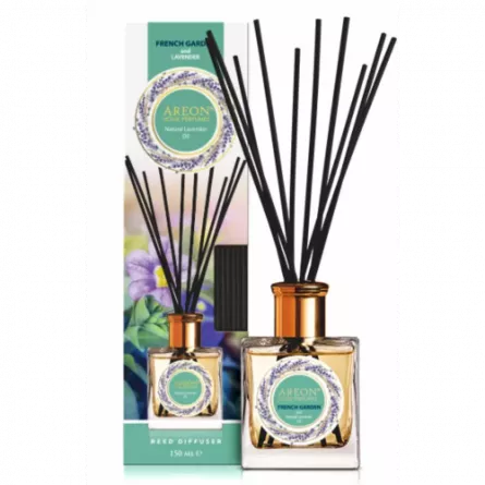 Odorizant pentru casa, Areon Home Perfume, aroma French garden & Lavender oil, ambalare 150 ml