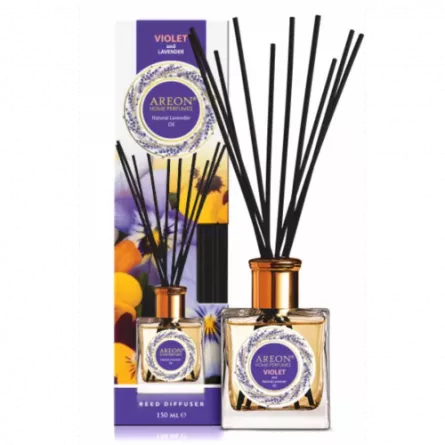 Odorizant pentru casa, Areon Home Perfume, aroma Violet & Lavender oil, ambalare 150 ml