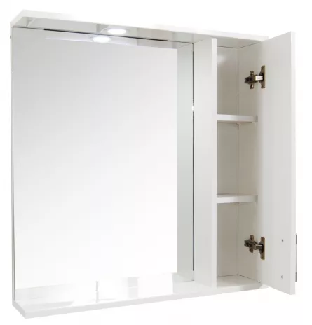 Oglinda cu corp suspendat MDF, 75 cm, culoare alb