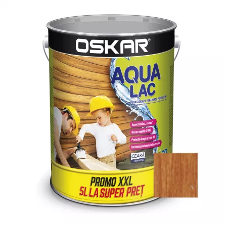 Oskar Aqua Lac, tec, pe baza de apa, interior / exterior, 5 L