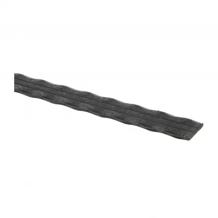 Otel lat (platband) amprentat 25x5 mm model doua dungi pentru lucrari fier forjat