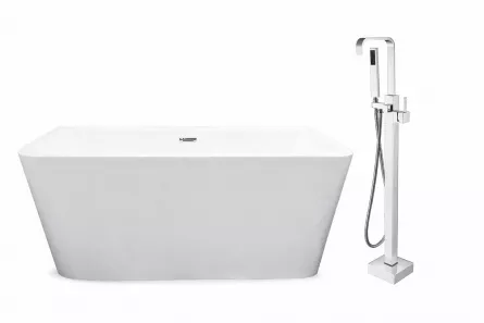 Cada acril freestanding A864 170x80 cm + baterie freestanding L001