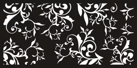Panou decorativ din tabla otel debitat laser M003.003 grosime 3 mm dimensiune 1000x2000 mm