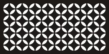 Panou decorativ din tabla otel debitat laser M055.003 grosime 3 mm dimensiune 1000x2000 mm