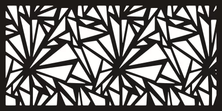 Panou decorativ din tabla otel debitat laser M075.003 grosime 3 mm dimensiune 1000x2000 mm