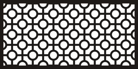 Panou decorativ din tabla otel debitat laser M076.003 grosime 3 mm dimensiune 1000x2000 mm