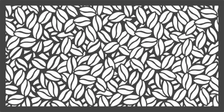 Panou decorativ din tabla otel debitat laser M168.003 grosime 3 mm dimensiune 1000x2000 mm