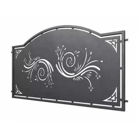 Panou decorativ din tabla otel debitat laser si teava TRS sudata, model M091 ARCO LXX, grosime 3 mm dimensiune 1000x2000 mm