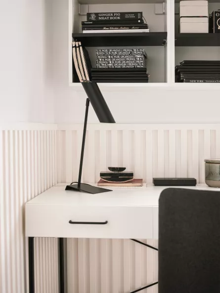 Panou riflaj LINERIO L-LINE WHITE 2650 x 122 x 21 mm