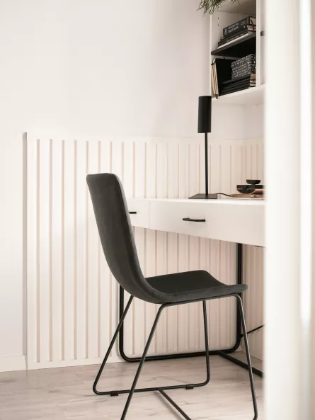 Panou riflaj LINERIO L-LINE WHITE 2650 x 122 x 21 mm