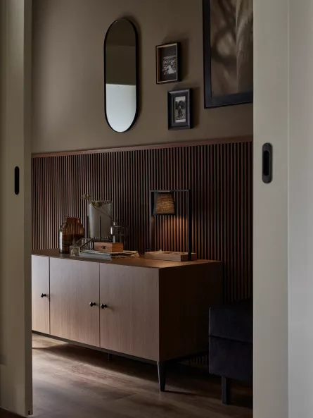 Panou riflaj LINERIO S-LINE MOCCA 2650 x 122 x 12 mm