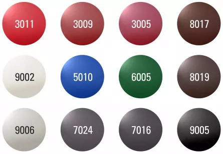 Parazapada standard Rufster Eco 0,45 mm grosime, 8017 Maro lucios