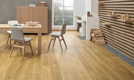 Parchet Barlinek triplu stratificat Caramel Grande Scurt, dimensiune 1090 x 180 mm, grosime 14 mm culoare caramel
