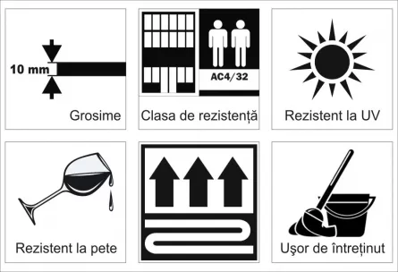 Parchet laminat Classen 54734 Modena Pine WR, grosime 10 mm, clasa 32