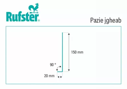 Pazie jgheab Rufster Eco 0,45 mm grosime 3009 caramiziu
