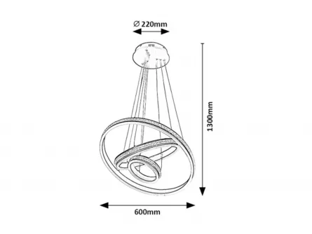 Pendul LED, Avaton 2230, consum 75 W