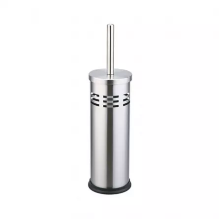Perie WC, inox, rotund, design perforat, AWD02020748