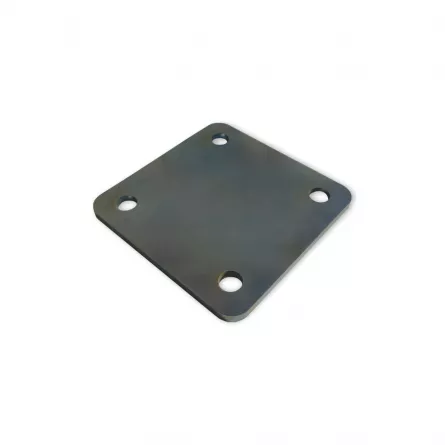 Picior patrat, dimensiuni 120x120x5 mm, nefinisat, model M004.005 RUF